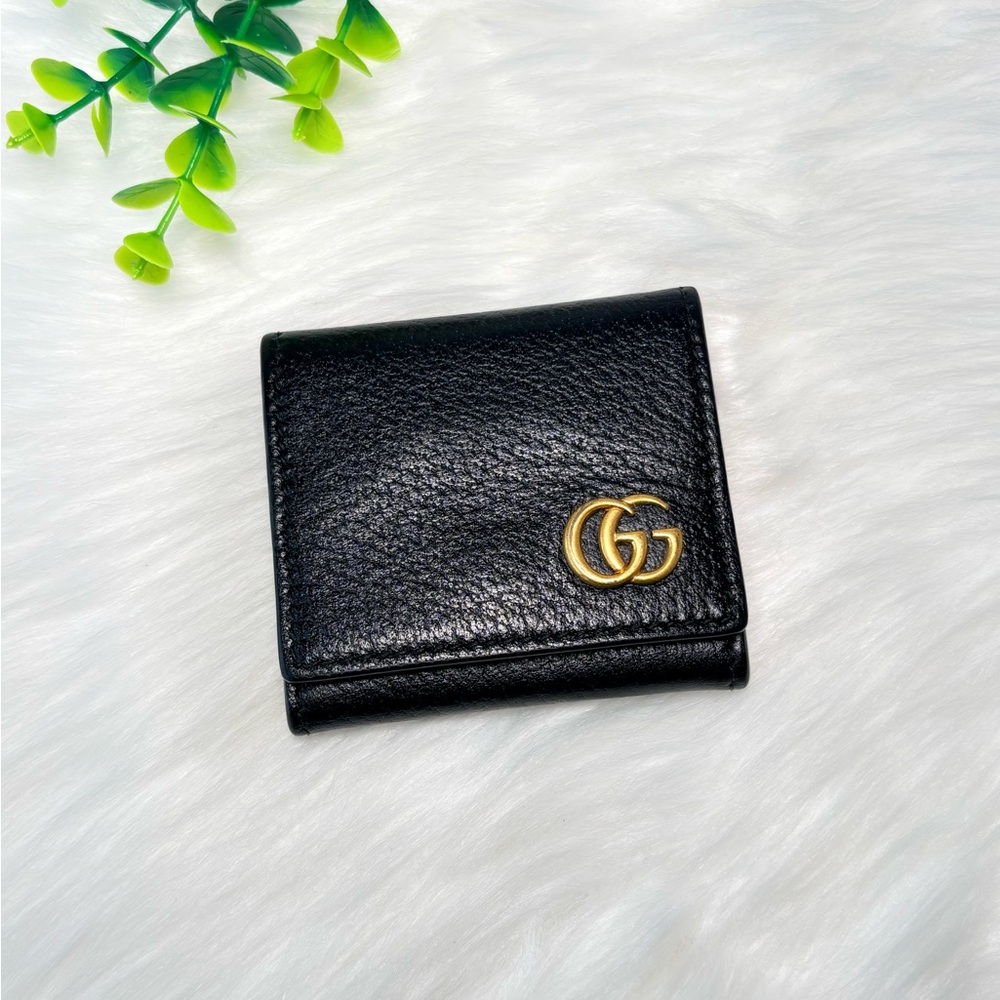 Gucci GG Marmont Black Leather Coin‎ Wallet - Picture 2 of 13